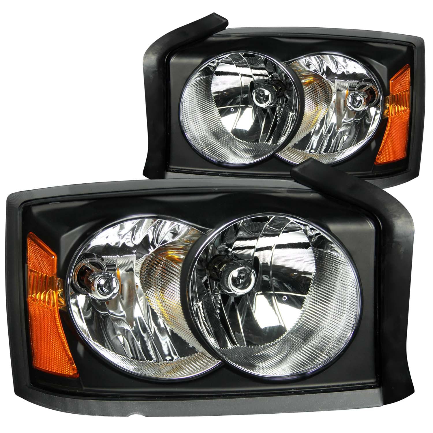 Crystal Headlight Set For 2005-2006 Dodge Dakota 111105
