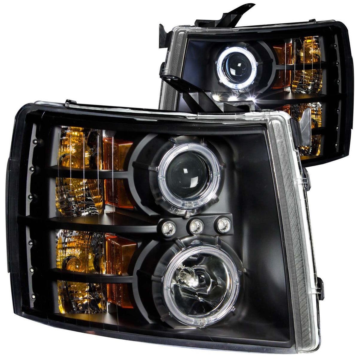 ANZO USA - Projector Headlight Set w/Halo - 111107