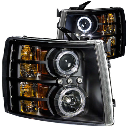 ANZO USA - Projector Headlight Set w/Halo - 111107