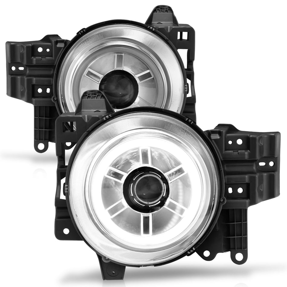 ANZO USA - Projector Headlight Set w/Halo - 111115