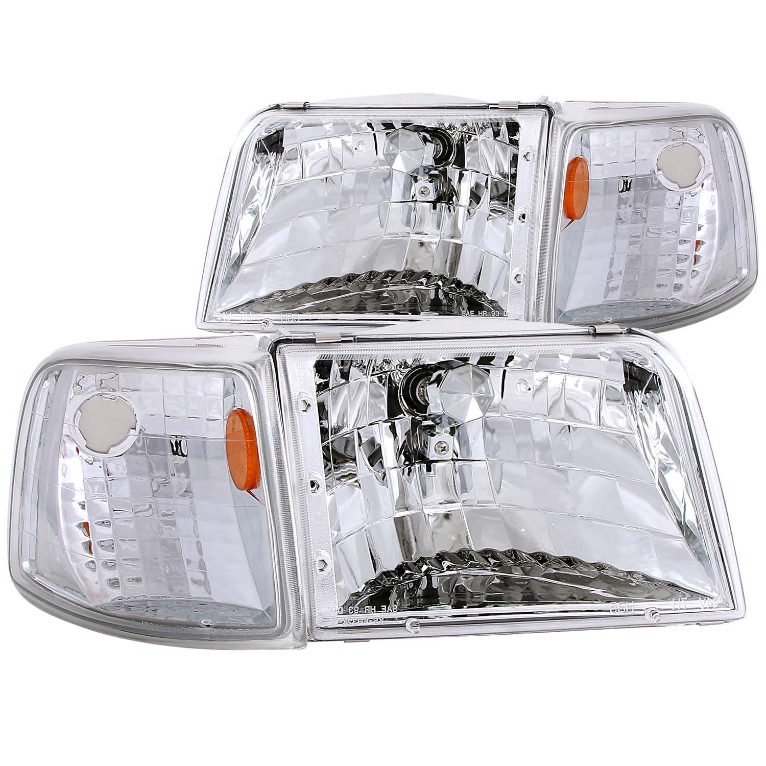 Crystal Headlight Set For 1993-1997 Ford Ranger 111119