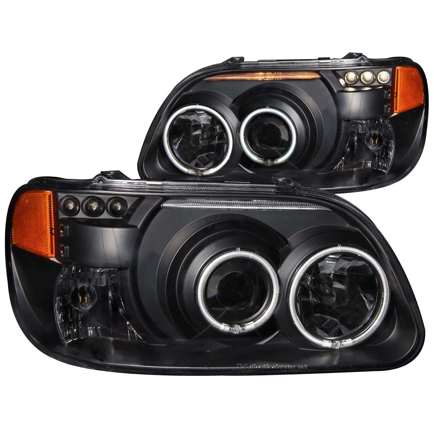 ANZO USA - Projector Headlight Set w/Halo - 111132