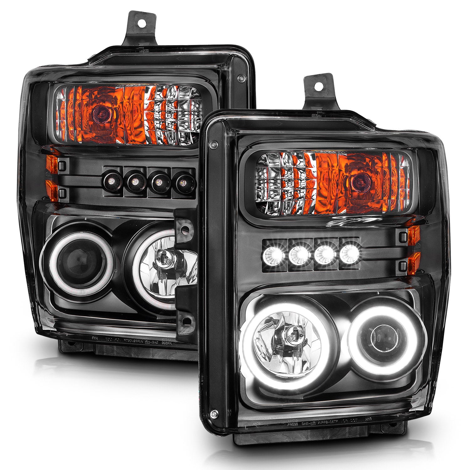 ANZO USA - Projector Headlight Set w/Halo - 111168