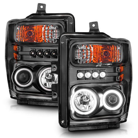 ANZO USA - Projector Headlight Set w/Halo - 111168