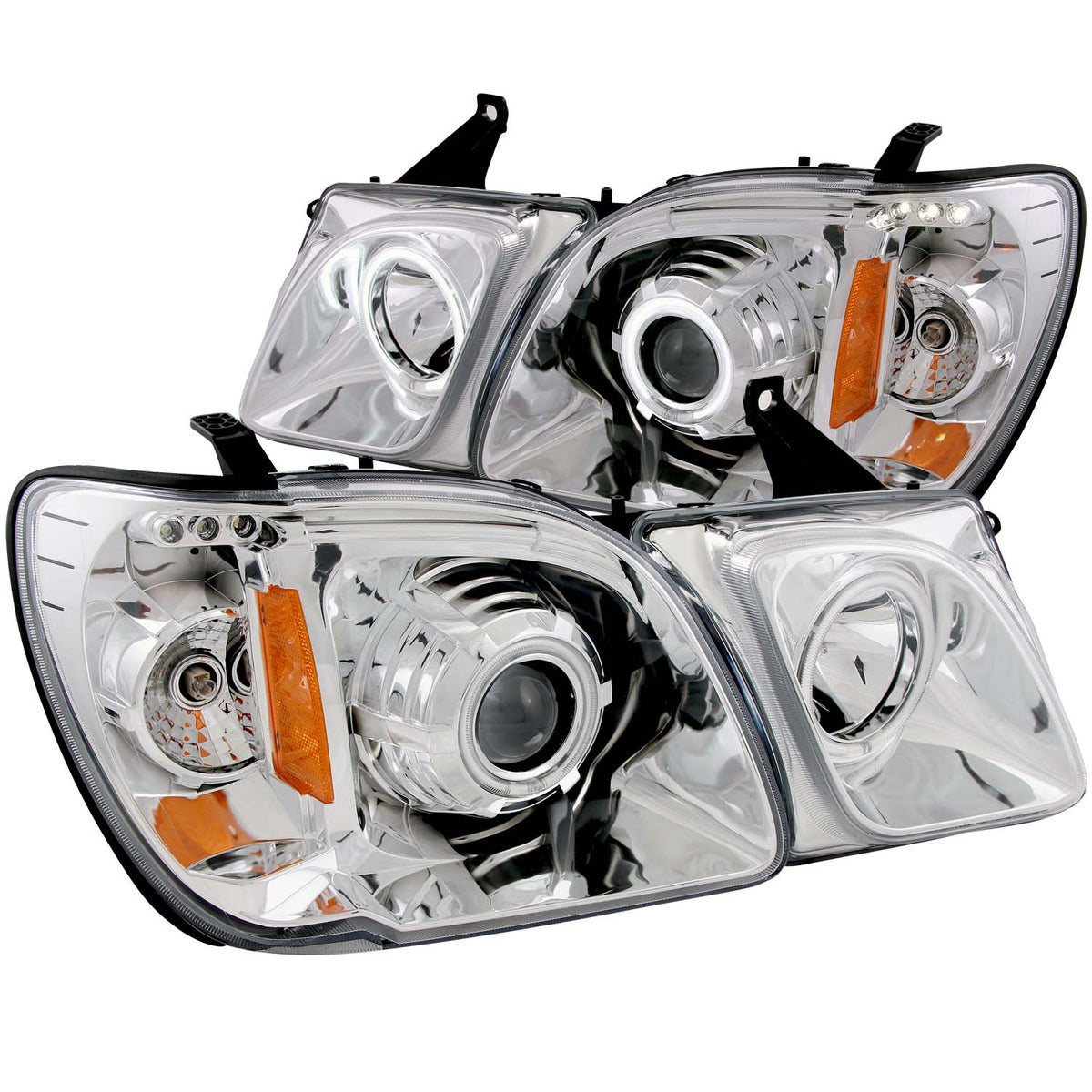 ANZO USA - Projector Headlight Set w/Halo - 111169