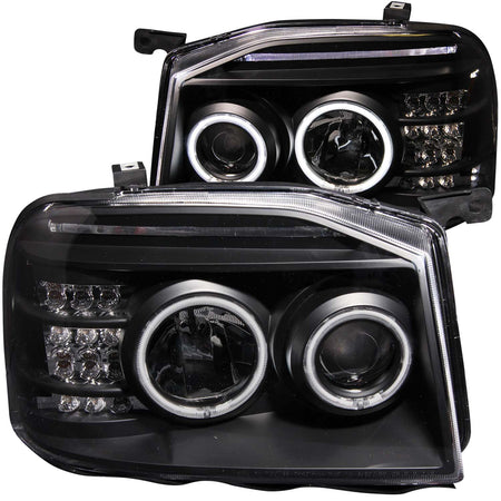 ANZO USA - Projector Headlight Set w/Halo - 111172