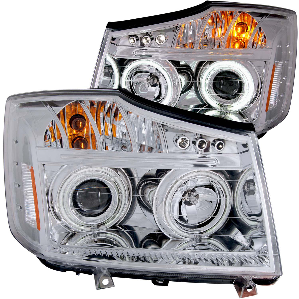 ANZO USA - Projector Headlight Set w/Halo - 111179