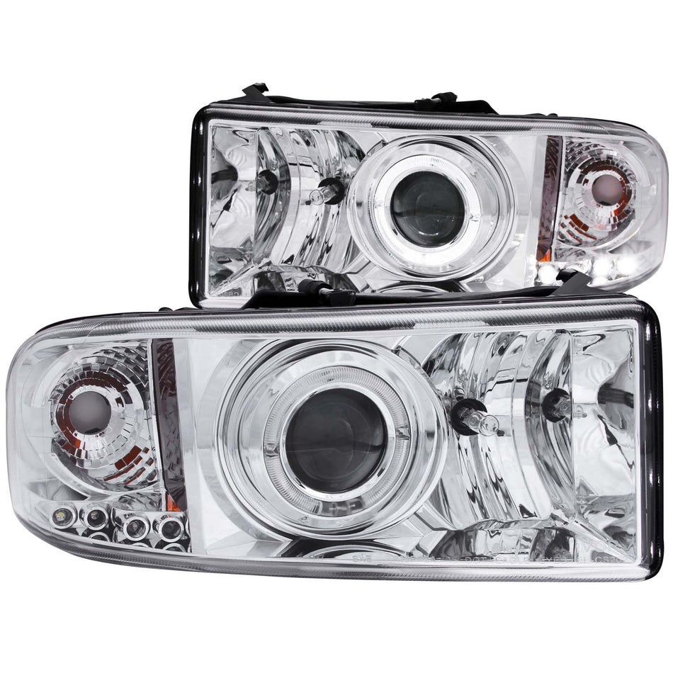 ANZO USA - Projector Headlight Set w/Halo - 111195