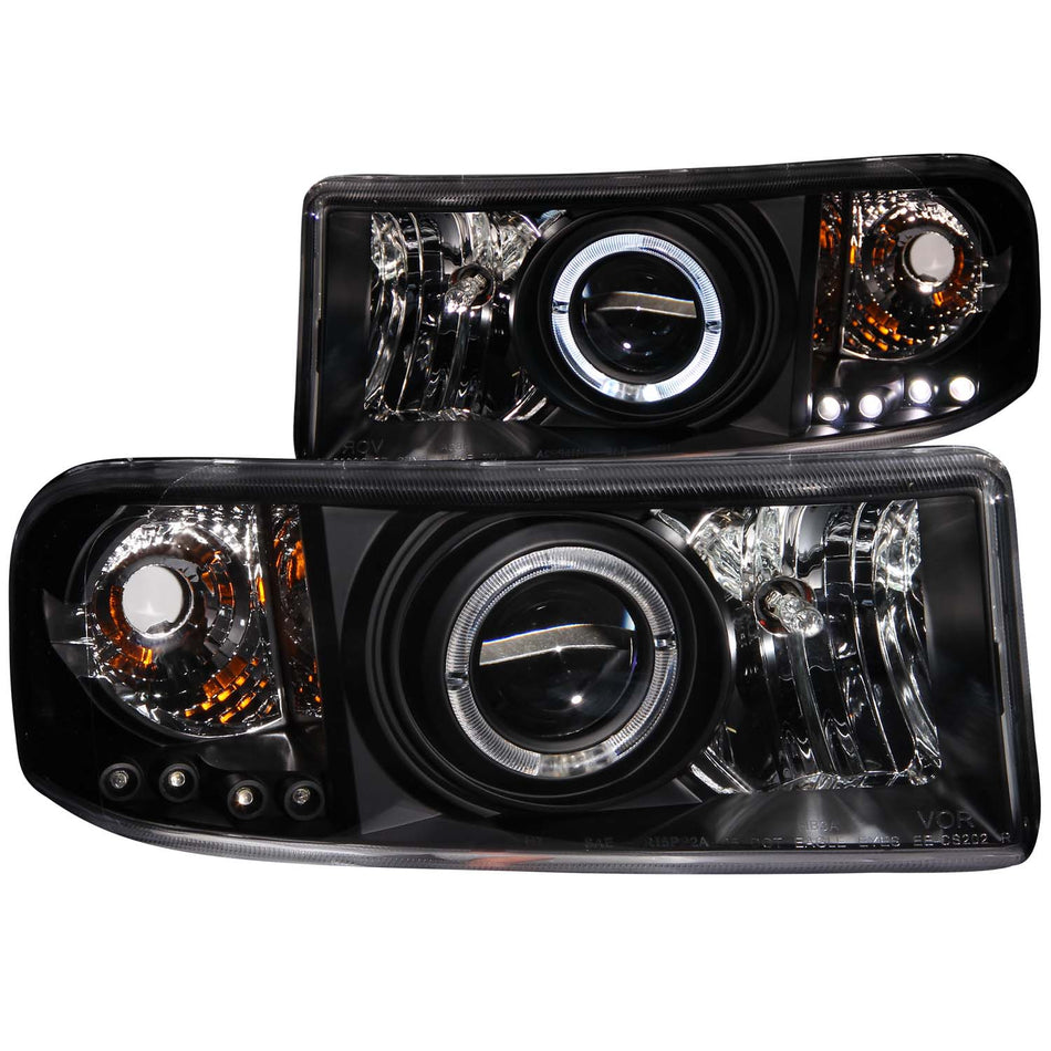 ANZO USA - Projector Headlight Set w/Halo - 111196