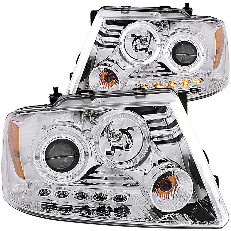 ANZO USA - Projector Headlight Set w/Halo - 111203