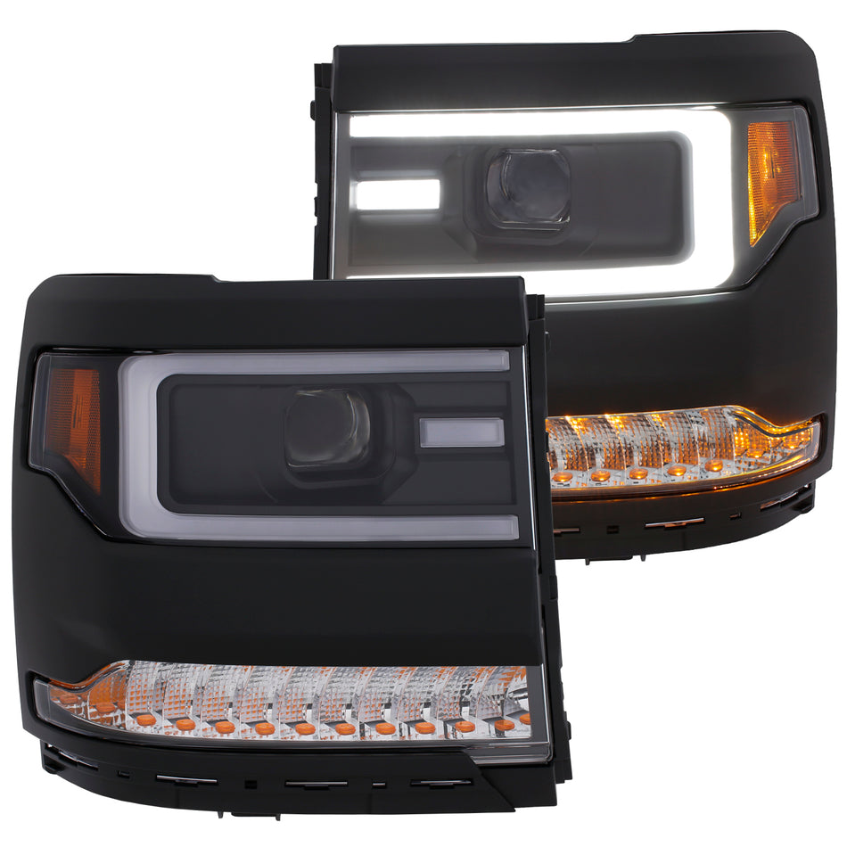 Projector Headlight Set For 2016-2018 Chevrolet Silverado 1500 111373