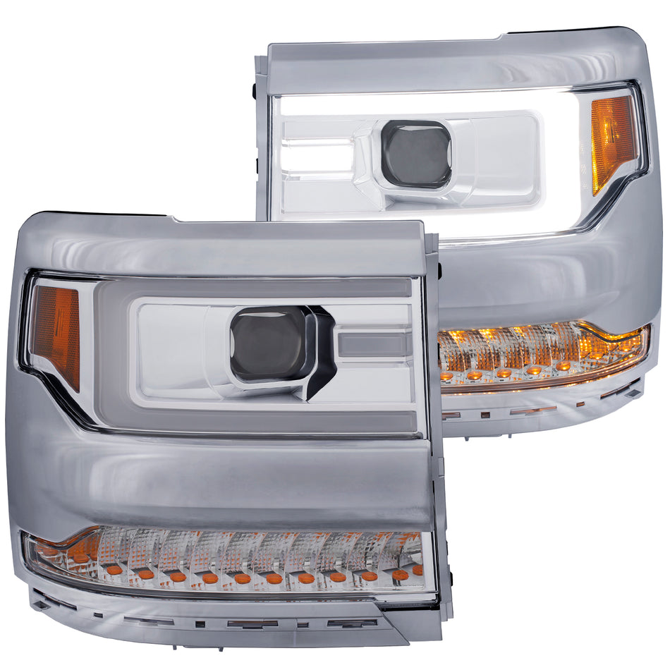 Projector Headlight Set For 2016-2018 Chevrolet Silverado 1500 111374