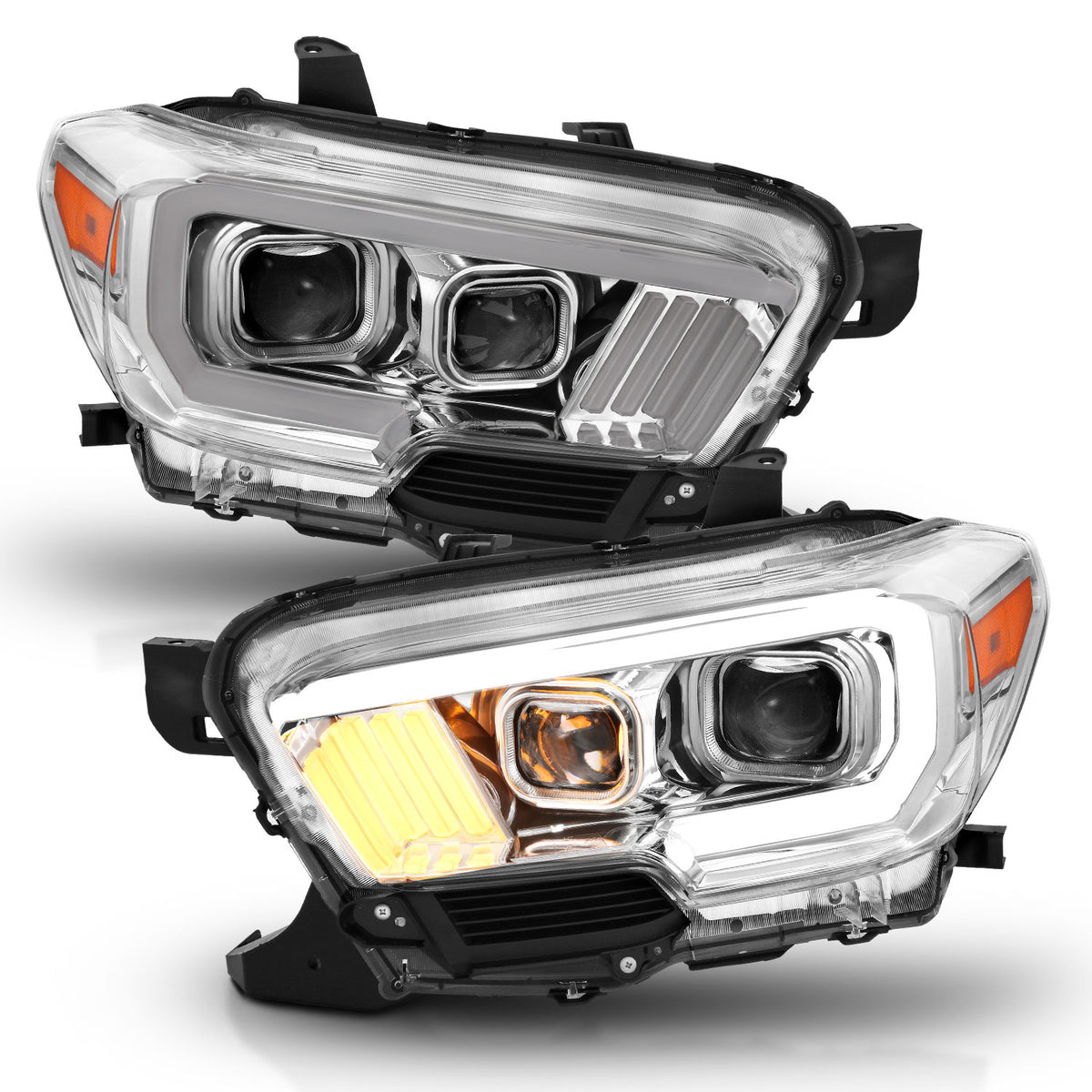 ANZO USA Projector Headlights For 2016-2022 Toyota Tacoma 111380
