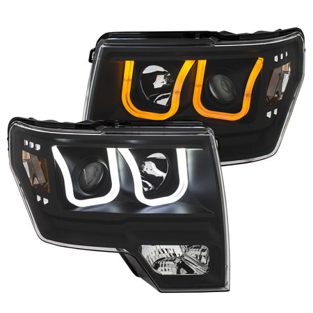 Projector Headlight Set For 2009-2014 Ford F-150 111383