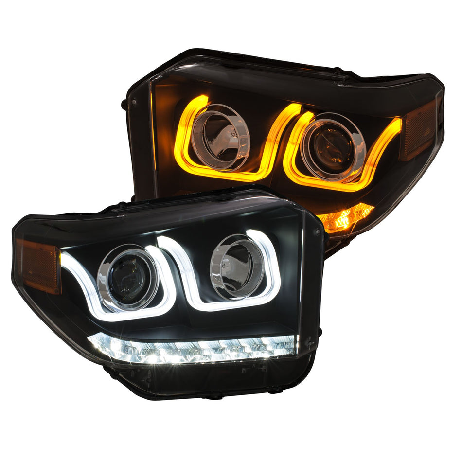 Projector Headlight Set For 2014-2019 Toyota Tundra 111387