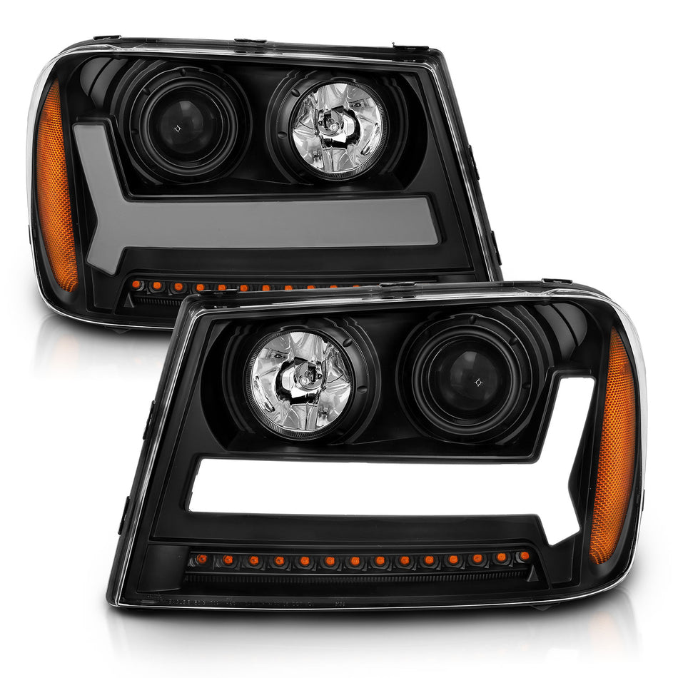ANZO USA Projector Headlights For 2006-2009 Chevrolet Trailblazer 111390