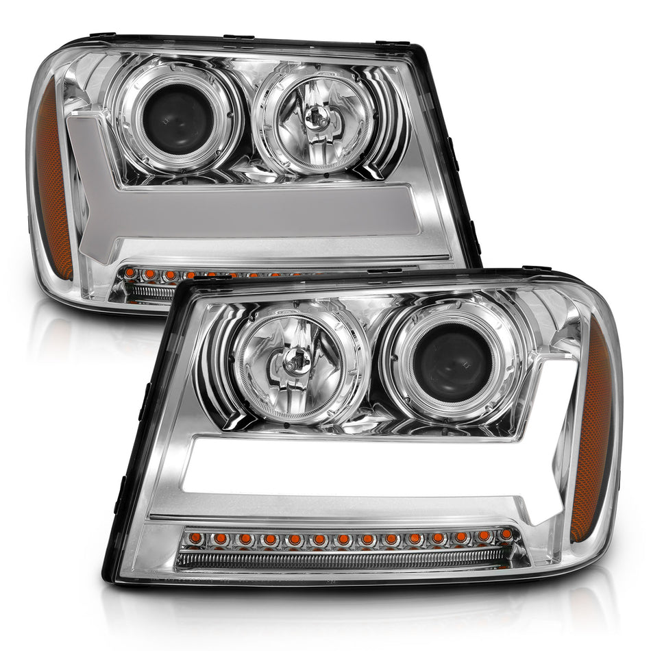 ANZO USA Projector Headlights For 2006-2009 Chevrolet Trailblazer 111391