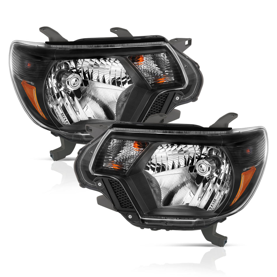 ANZO USA Crystal Headlights For 2012-2015 Toyota Tacoma 111395