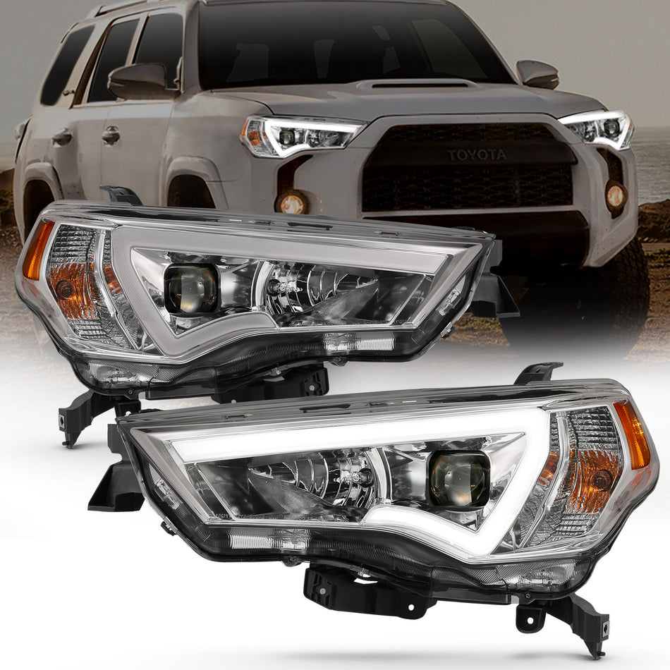ANZO USA Projector Headlights For 2014-2023 Toyota 4Runner 111417
