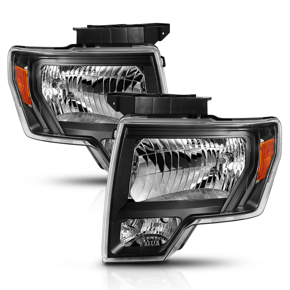 Crystal Headlights For 2009-2013 Ford F-150 111428