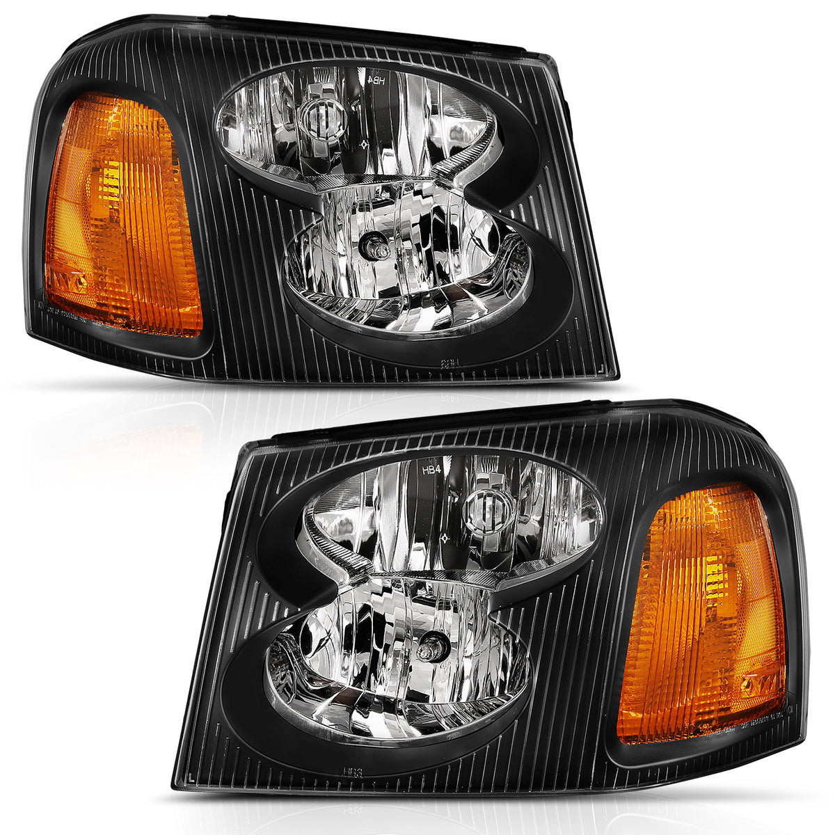 Crystal Headlights For 2002-2009 GMC Envoy 111429