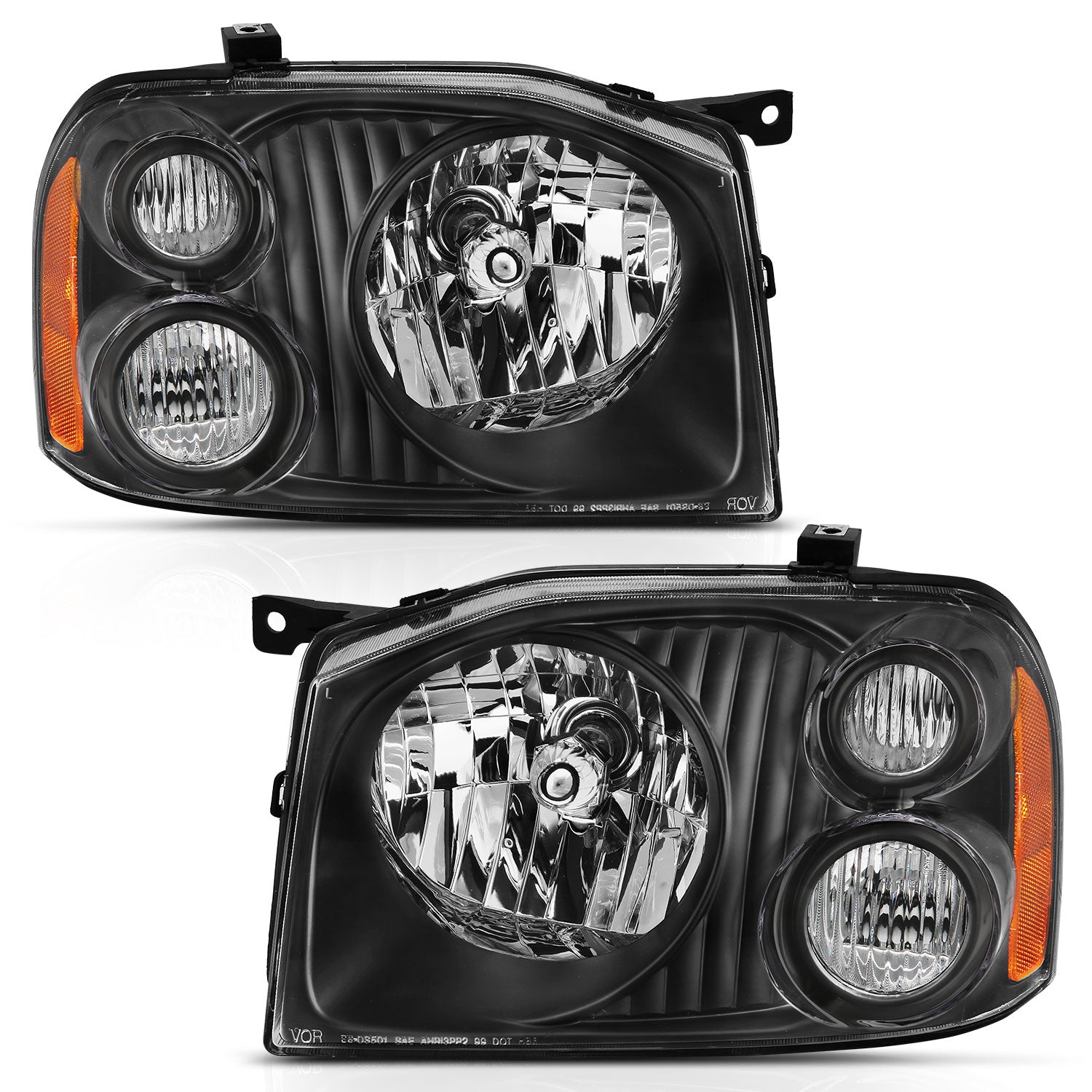 Crystal Headlights For 2001-2004 Nissan Frontier 111433