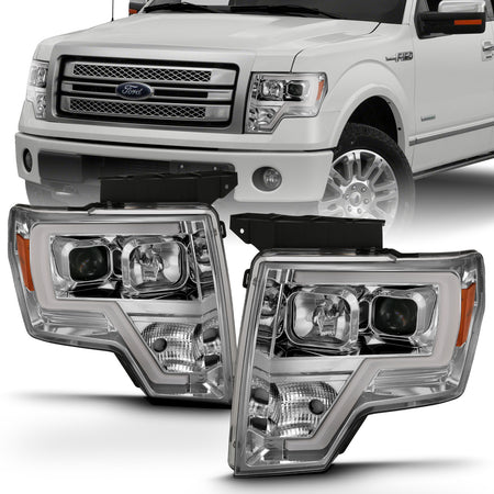 Projector Headlights For 2009-2014 Ford F-150 111444