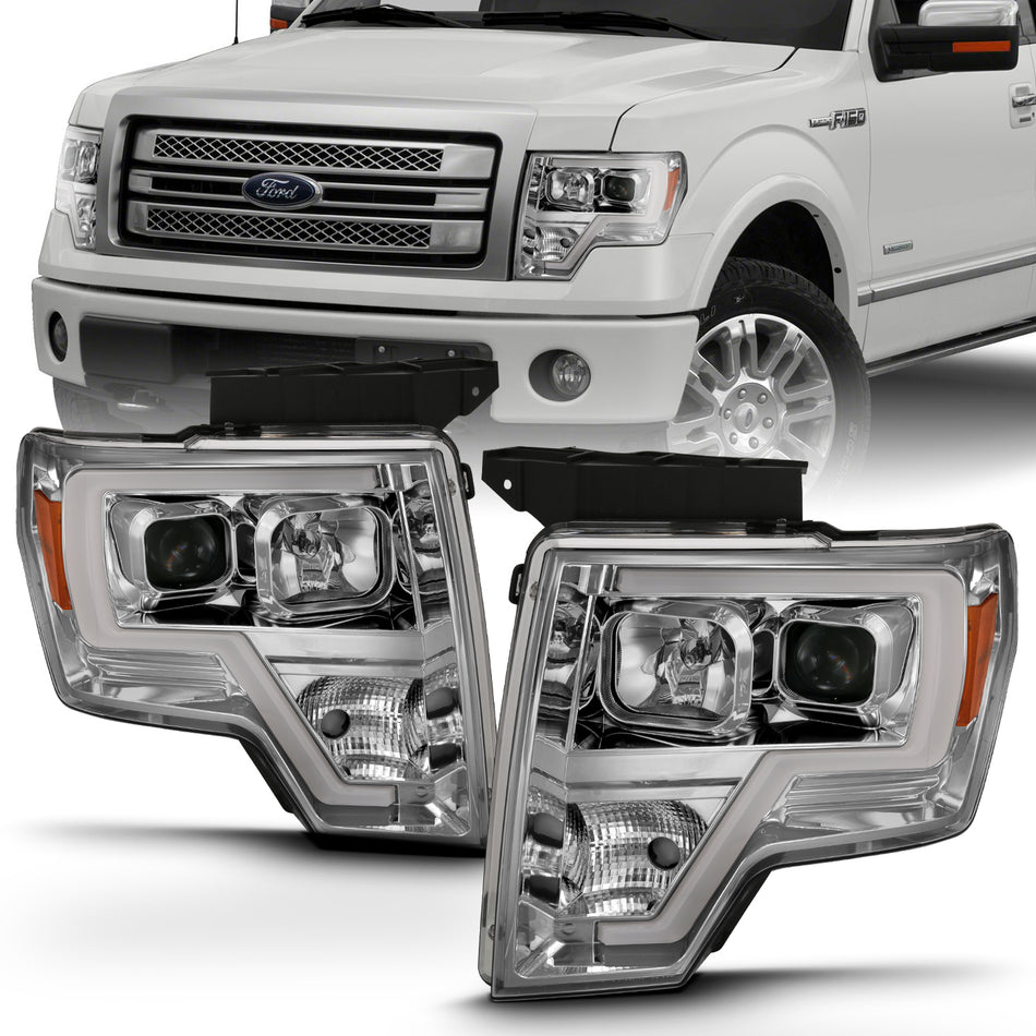 Projector Headlights For 2009-2014 Ford F-150 111444