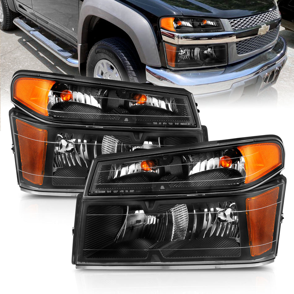 Crystal Headlight For 2004-2006 GMC Canyon 111451