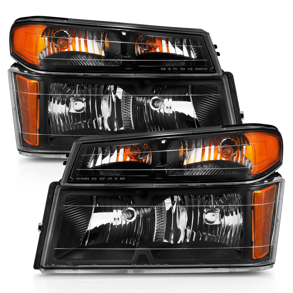 Crystal Headlight For 2004-2006 GMC Canyon 111451