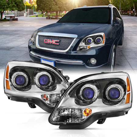 Crystal Headlights For 2007-2012 GMC Acadia 111476