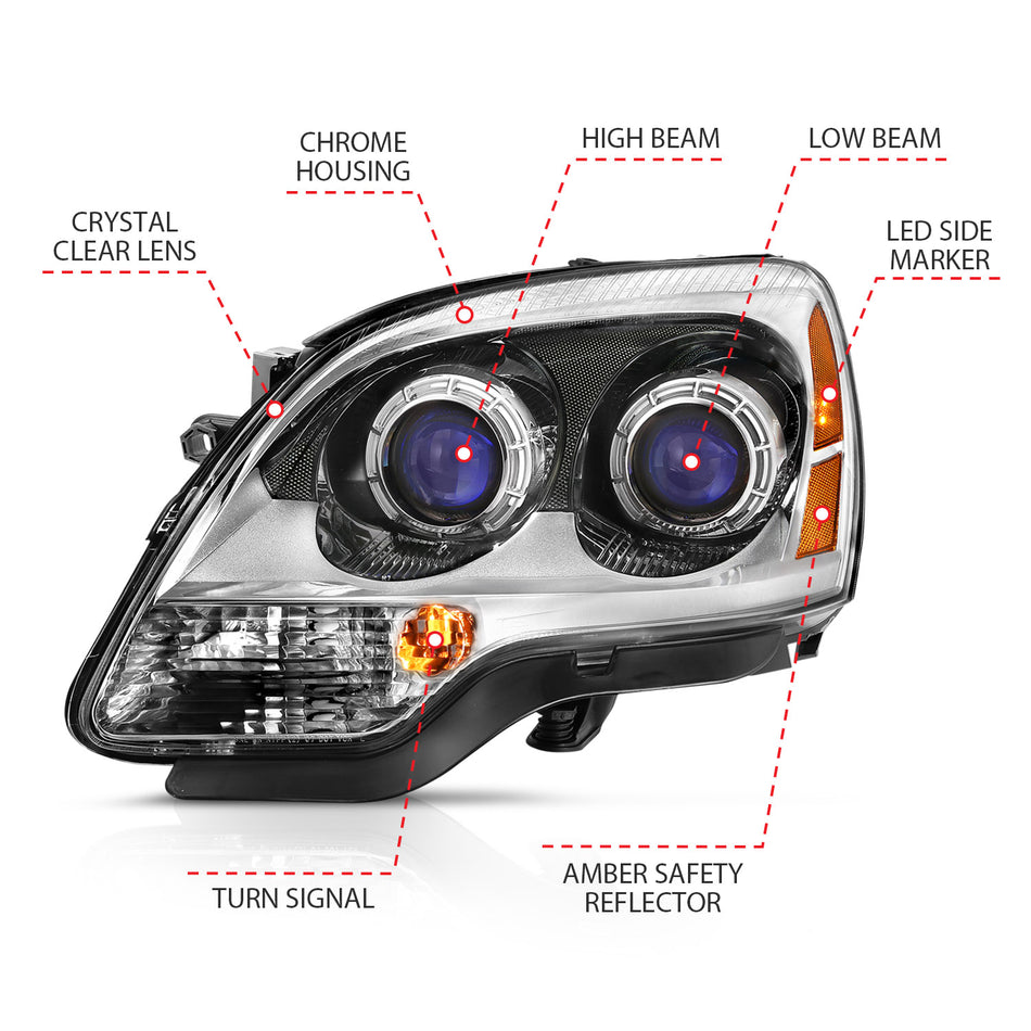 ANZO USA - Crystal Headlights - 111476