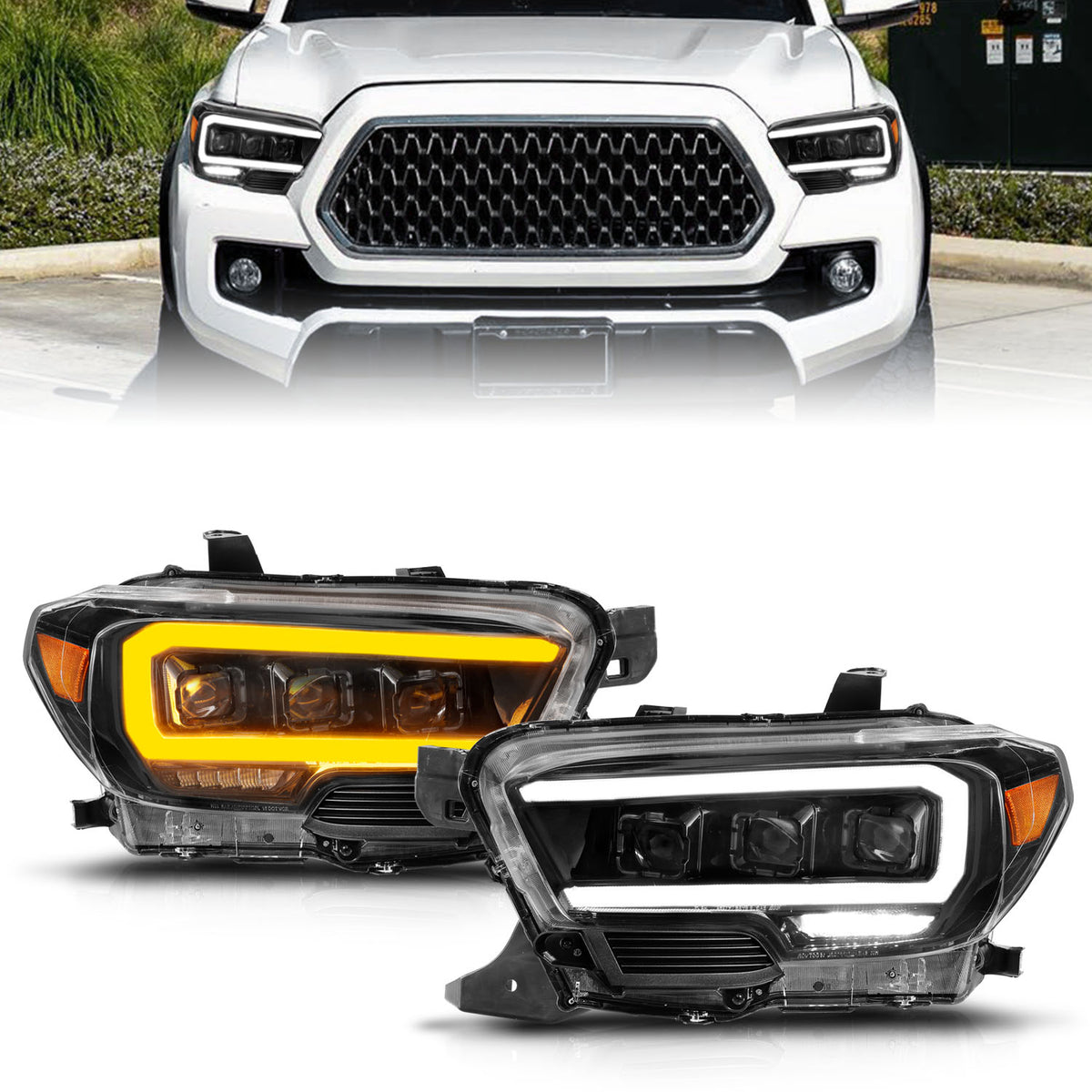 LED Projector Headlight For 2016-2023 Toyota Tacoma 111563