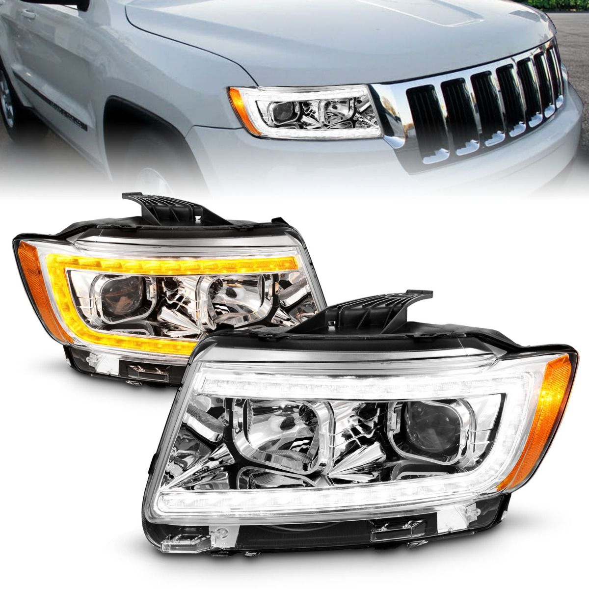 Projector Headlight For 2011-2013 Jeep Grand Cherokee 111569