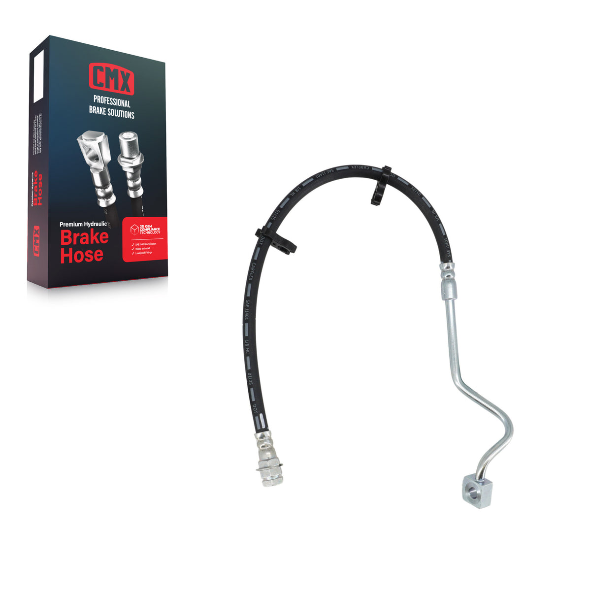 Front Left Brake Hydraulic Hose 12-H381185 For Ford F-350 Super Duty F-250 With Manual Locking Hub