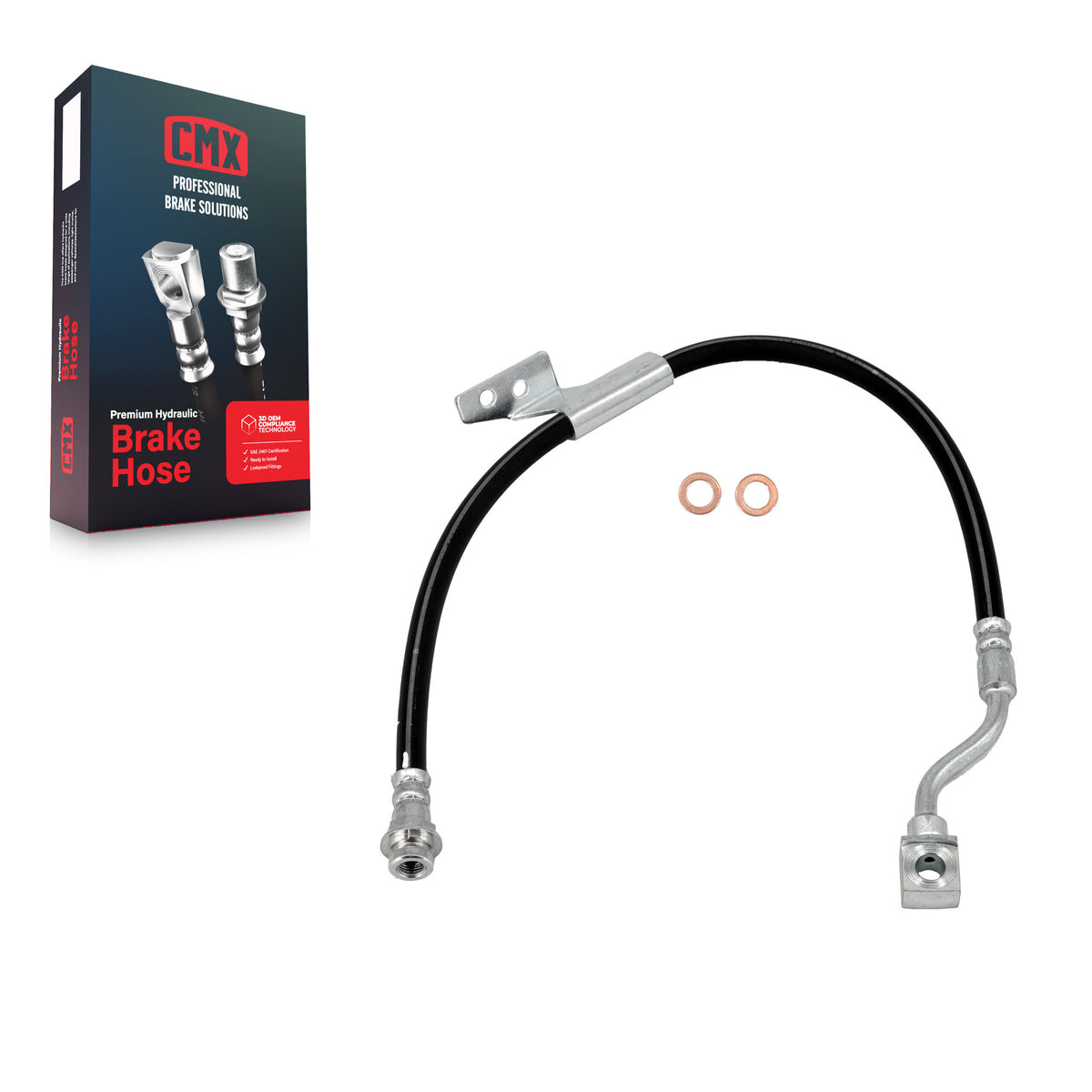 Front Right Brake Hydraulic Hose 12-H38621 For C1500 Chevrolet GMC C2500 Tahoe Yukon Suburban