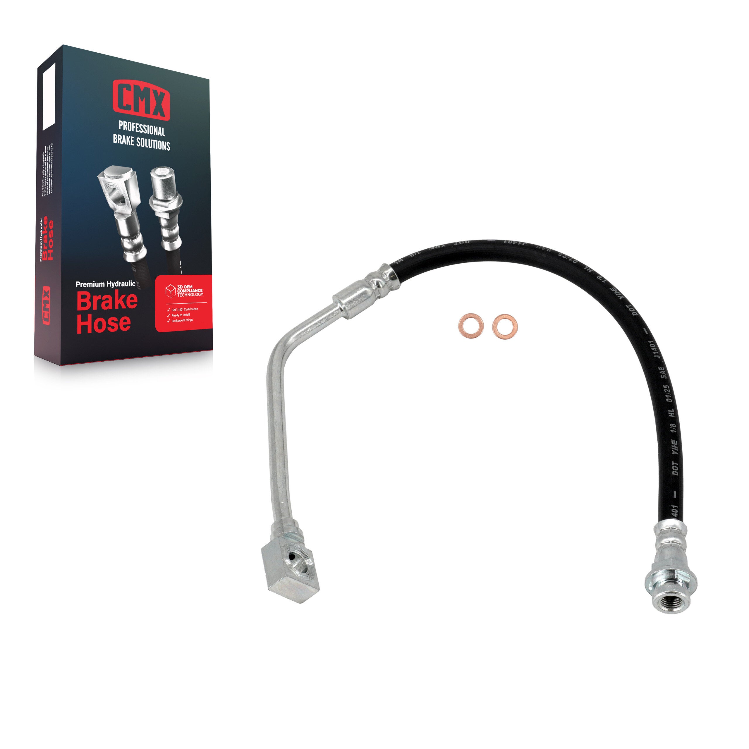 Front Left Brake Hydraulic Hose 12-H38664 For K1500 Chevrolet GMC K2500 Tahoe Yukon Suburban Blazer