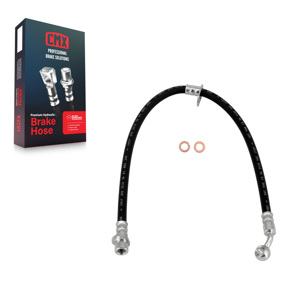 Front Right Brake Hydraulic Hose 12-H620012 For Honda Civic Acura EL