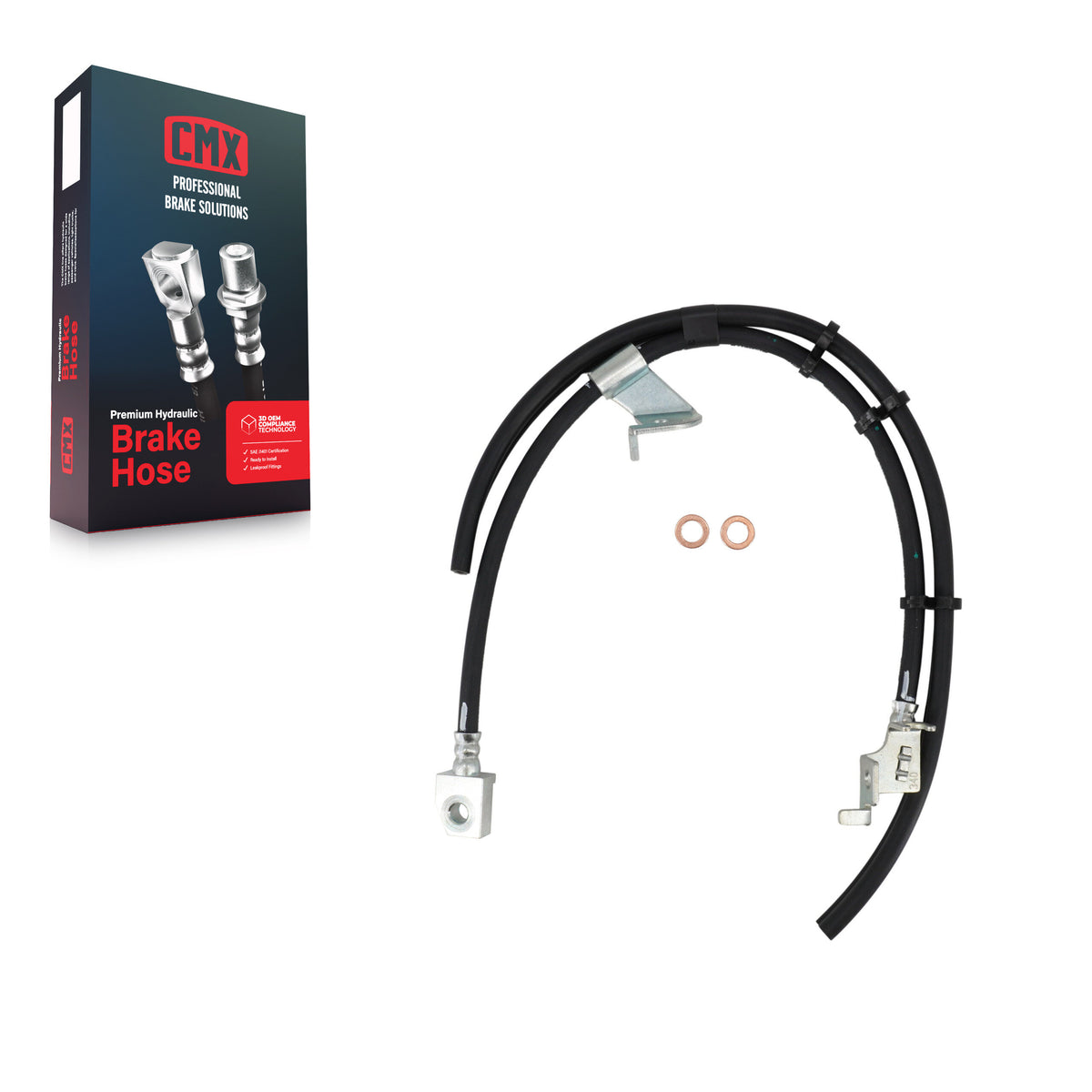 Front Right Brake Hydraulic Hose 12-H620325 For Ford Expedition Lincoln Navigator 4WD