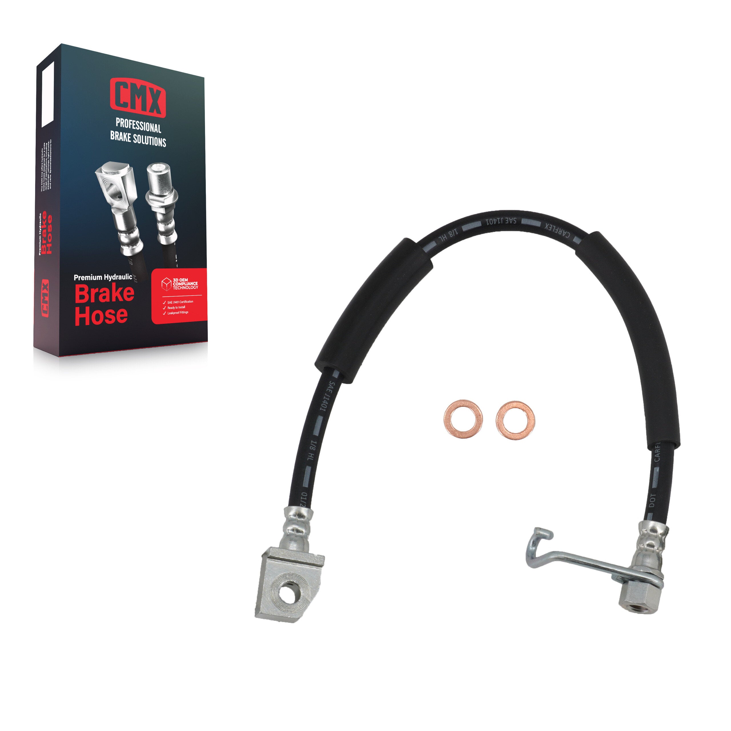 Rear Left Brake Hydraulic Hose 12-H620697 For Ford F-350 Super Duty F-250 Excursion