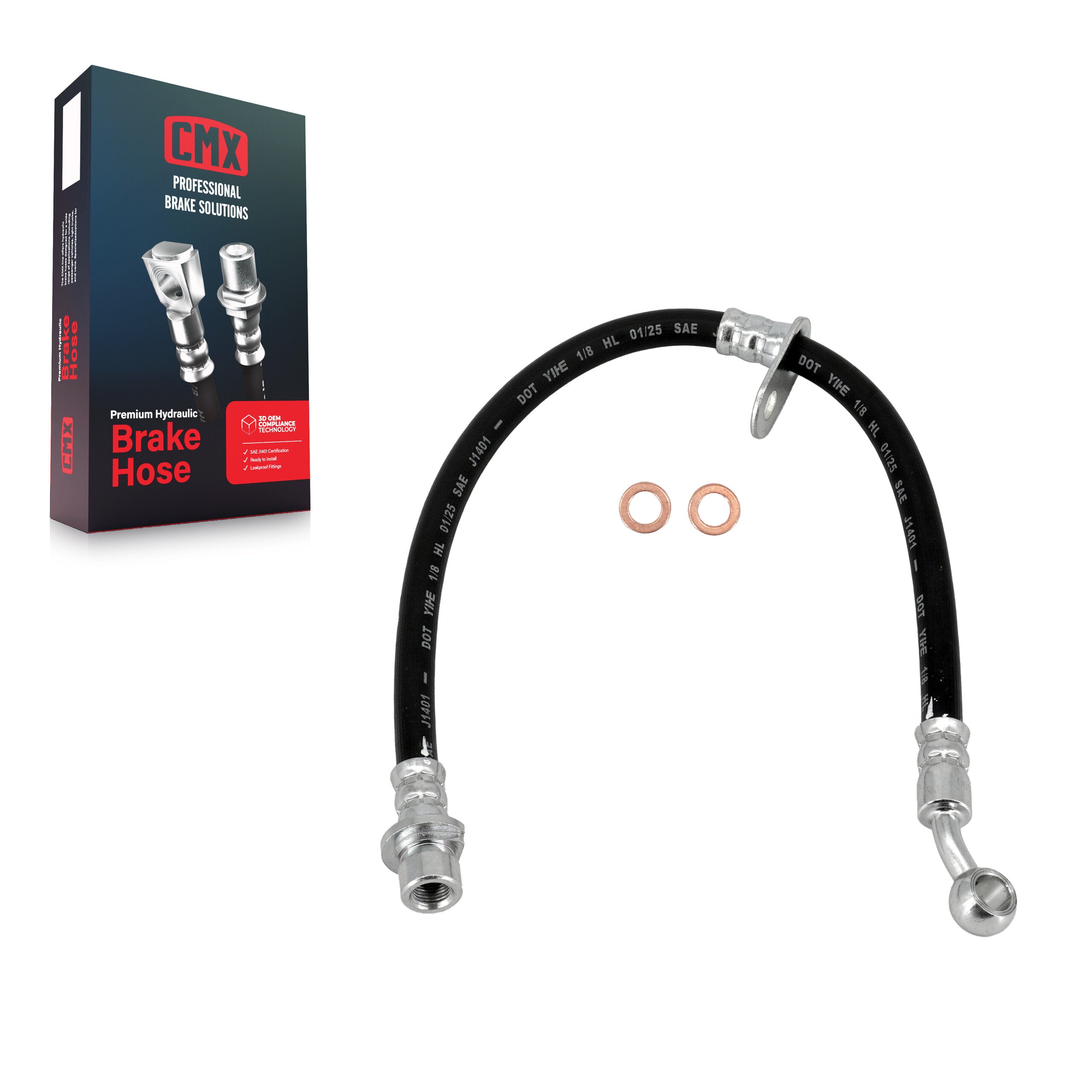 Front Right Brake Hydraulic Hose 12-H620737 For Honda CR-V Acura RDX