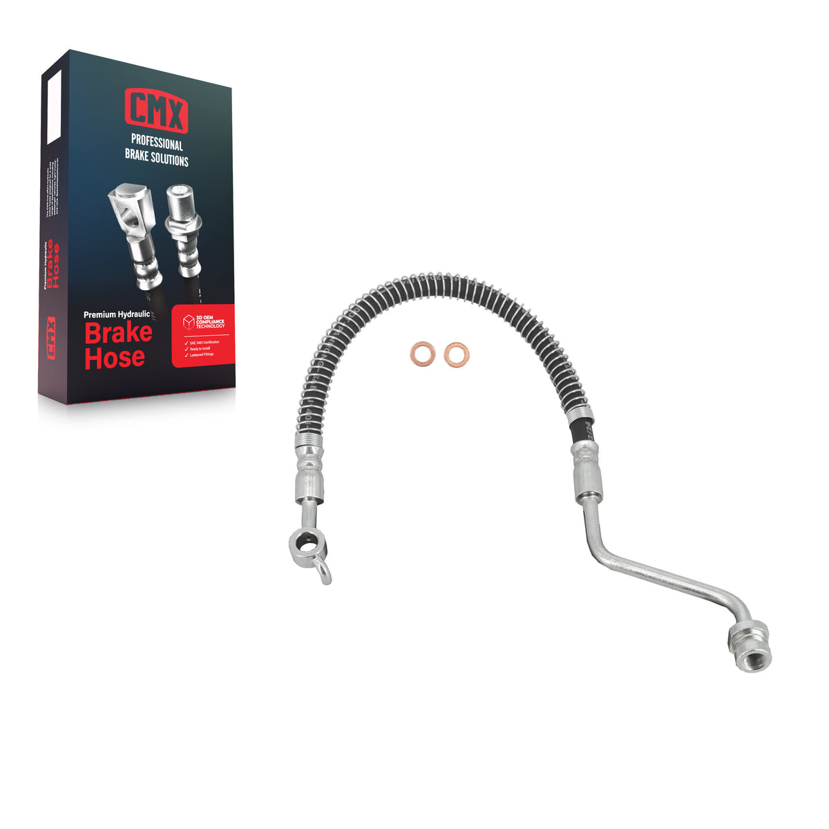 Rear Left Brake Hydraulic Hose 12-H620961 For Hyundai Santa Fe Kia Sorento
