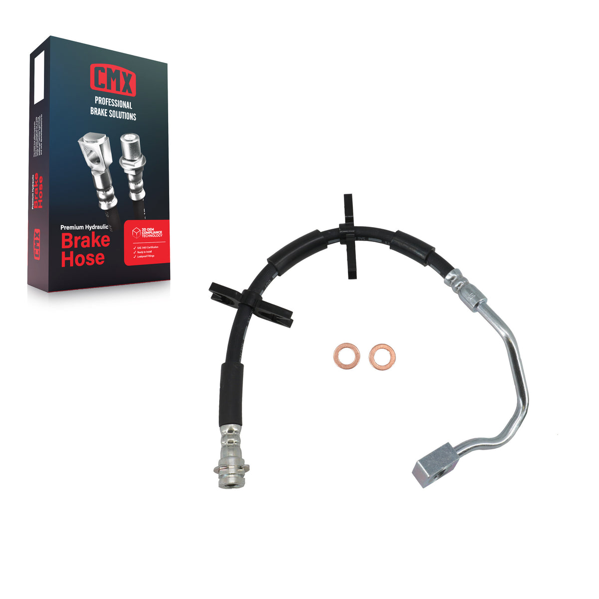 Front Right Brake Hydraulic Hose 12-H620974 For Ford F-150