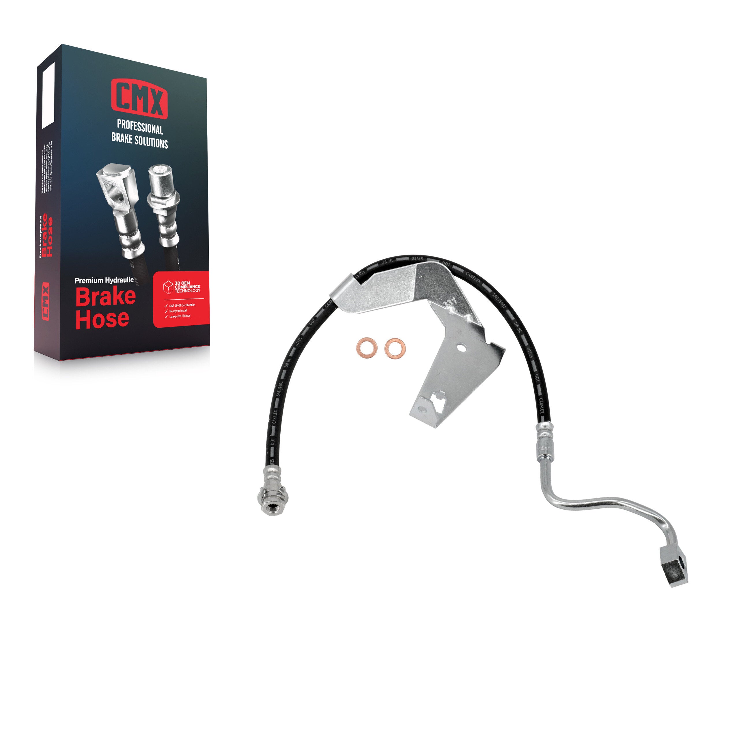 Front Right Brake Hydraulic Hose 12-H621002 For Ford F-350 Super Duty F-250 4WD