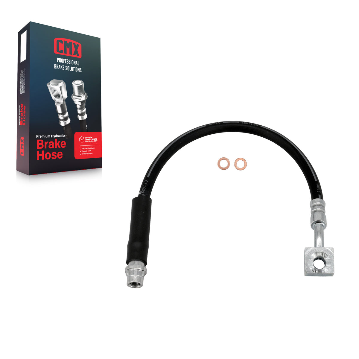 Rear Brake Hydraulic Hose 12-H621162 For Chevrolet Malibu Buick Impala LaCrosse Regal Cadillac XTS