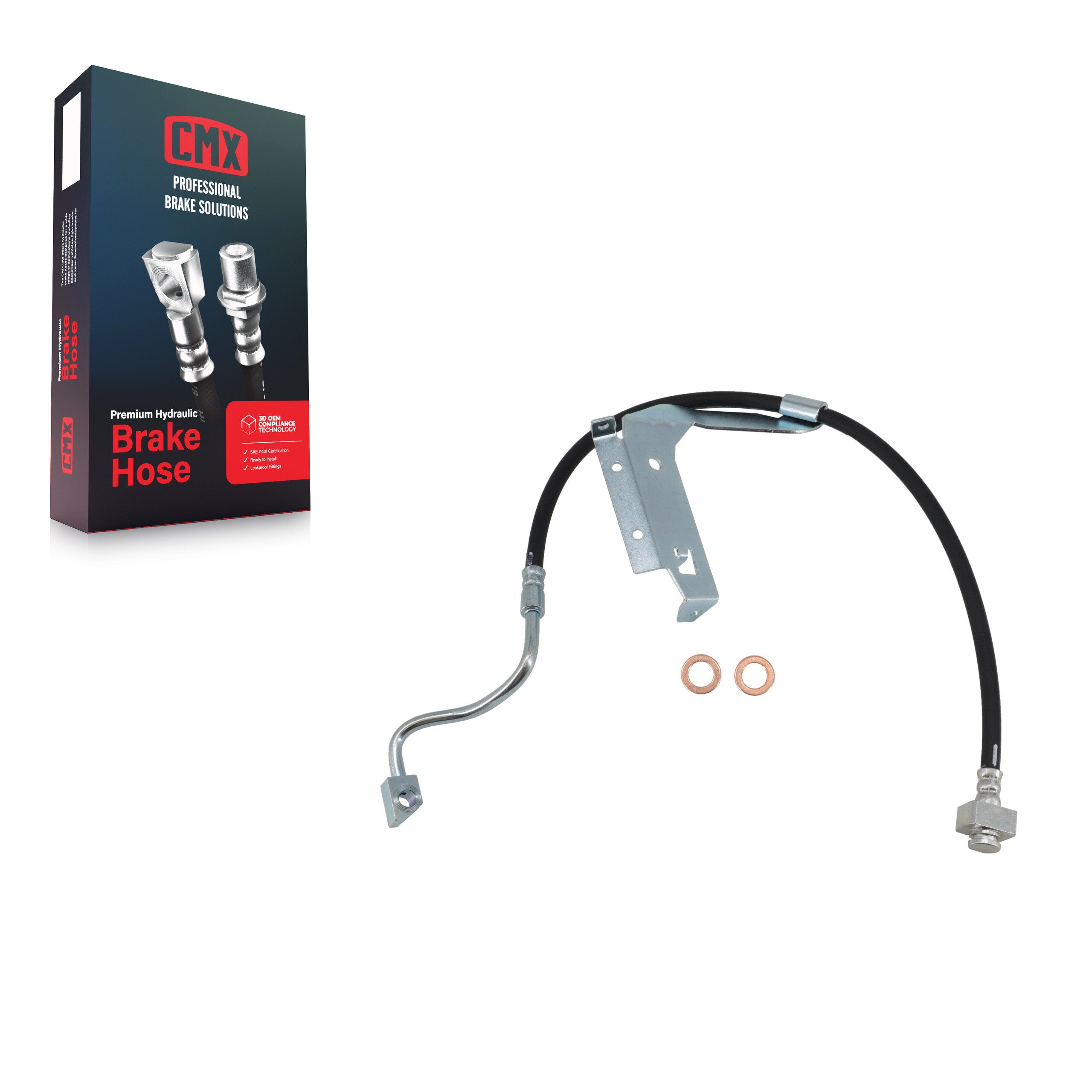 Front Right Brake Hydraulic Hose 12-H621606 For Ford F-350 Super Duty F-250 F-450 F-550
