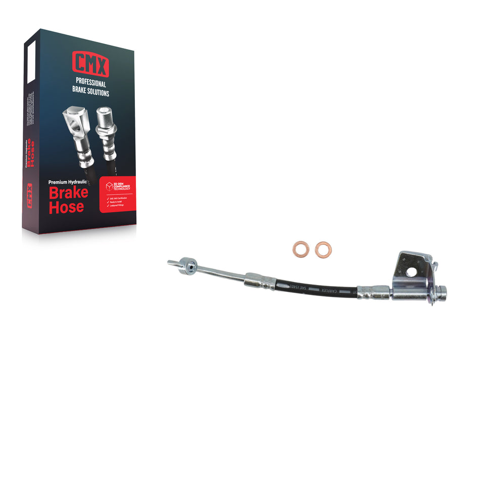 Rear Left Outer Brake Hydraulic Hose 12-H622008 For 2012-2017 Hyundai Accent Disc rear brakes