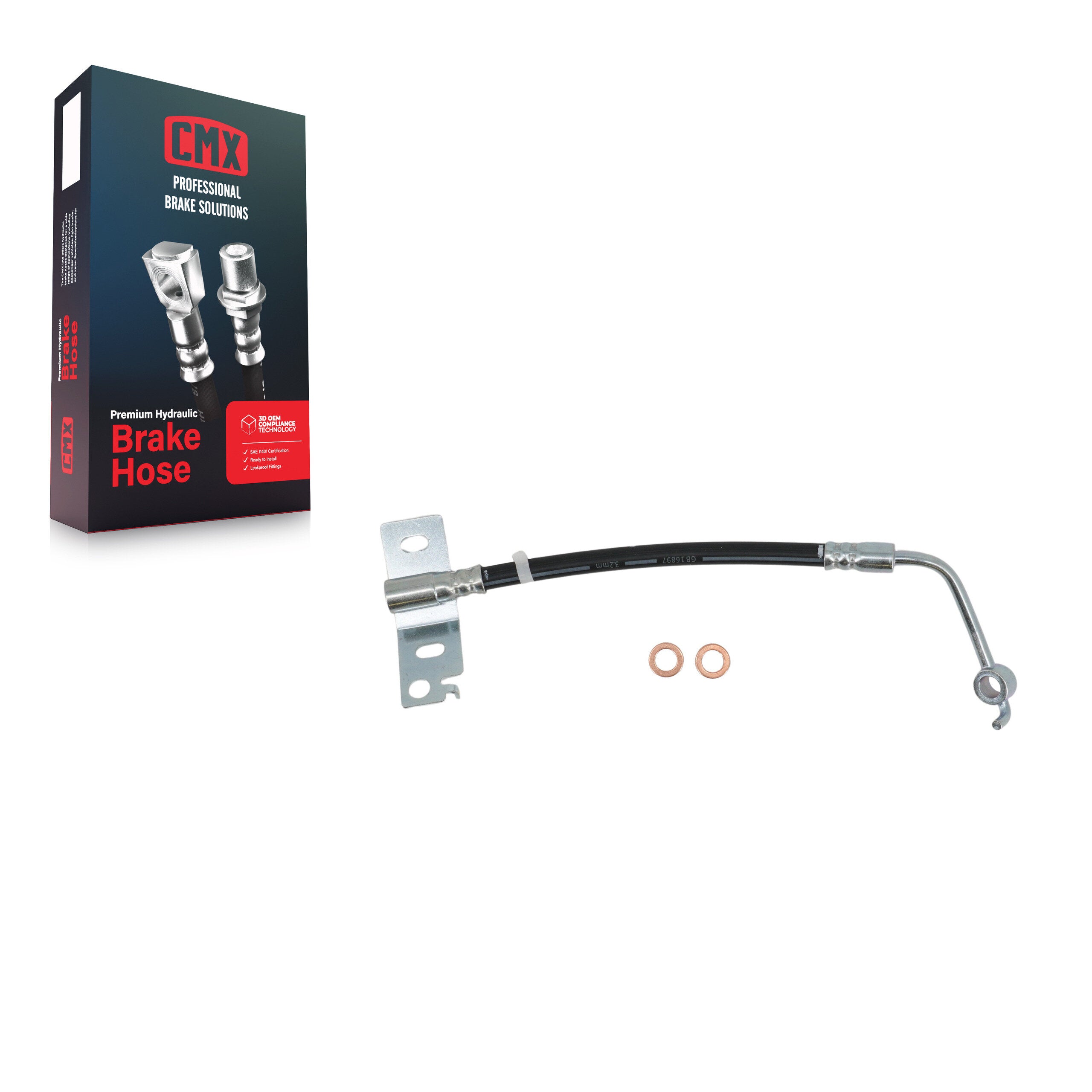 Rear Left Brake Hydraulic Hose 12-H622475 For 2015-2020 Ford F-150 With Electronic Parking