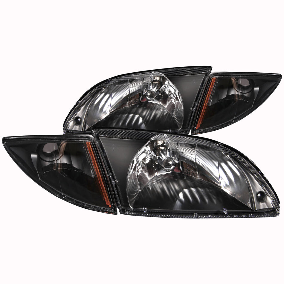 Crystal Headlight Set For 2000-2002 Chevrolet Cavalier 121019