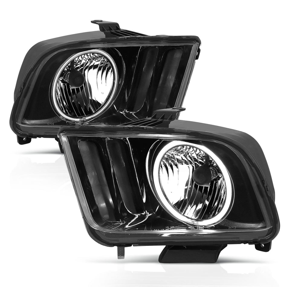 ANZO USA - Crystal Headlight Set w/Halo - 121033